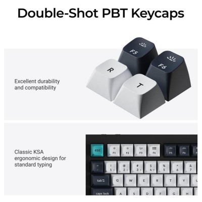 Keychron KEYBOARD WRL Q1 MAX RGB/CARBON BLACK Q1M-M4 KEYCHRON