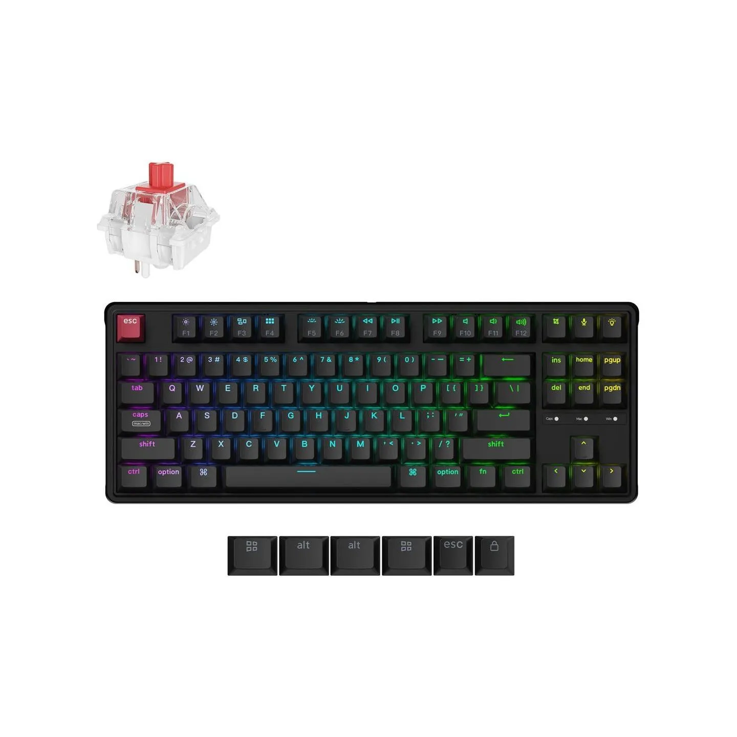 Keychron KEYBOARD WIRED C3 PRO RGB/RETRO C3PX-H1 KEYCHRON