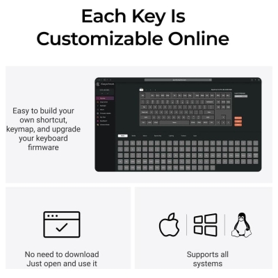 Keychron KEYBOARD WIRED C3 PRO RGB/RETRO C3PX-H1 KEYCHRON