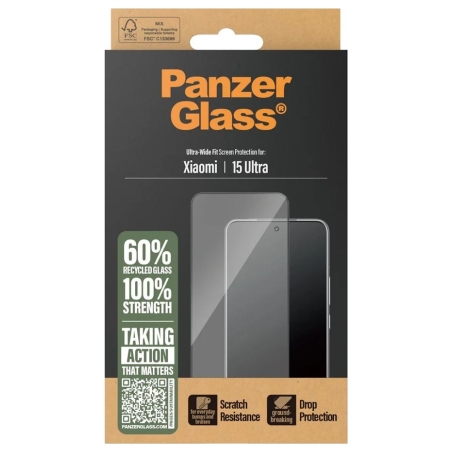 Panzerglass Screen protector | Xiaomi | 15 Ultra | Glass | Transparent | Ultra-Wide Fit