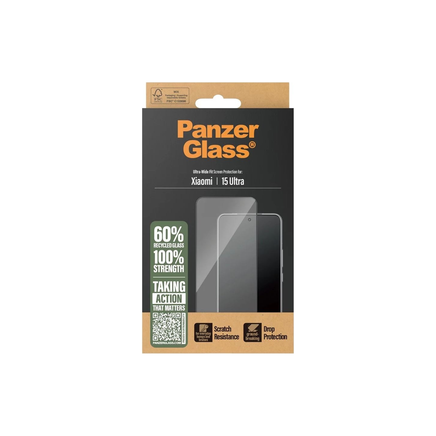 Panzerglass Screen protector | Xiaomi | 15 Ultra | Glass | Transparent | Ultra-Wide Fit