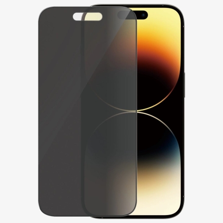 Panzerglass | Screen protector | Apple | iPhone 14 Pro | Glass | Black | Ultra-Wide Fit; Easy installation; Privacy Filter; Fing