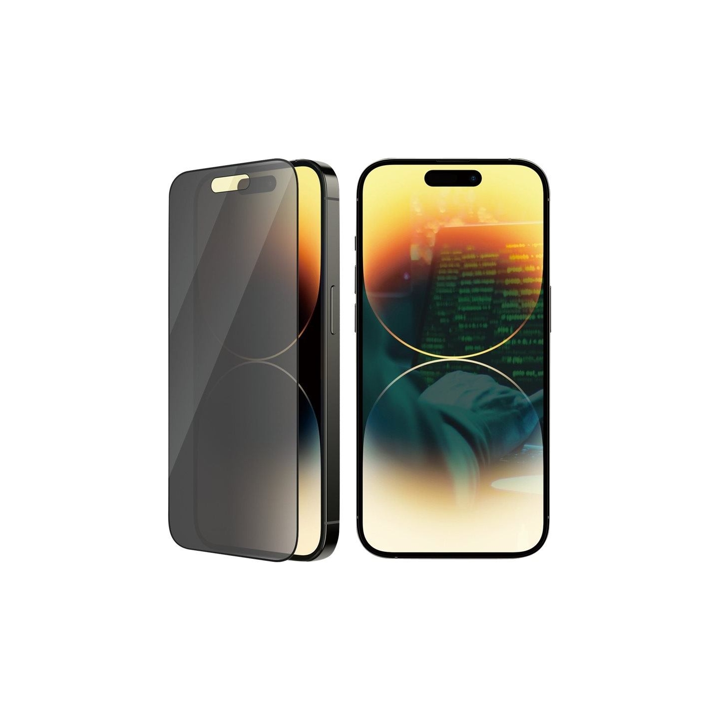 Panzerglass | Screen protector | Apple | iPhone 14 Pro | Glass | Black | Ultra-Wide Fit; Easy installation; Privacy Filter; Fing