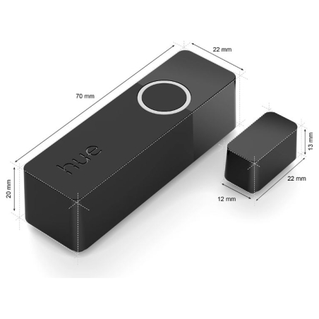 Philips Hue | Contact sensor, 2pcs pack | Black