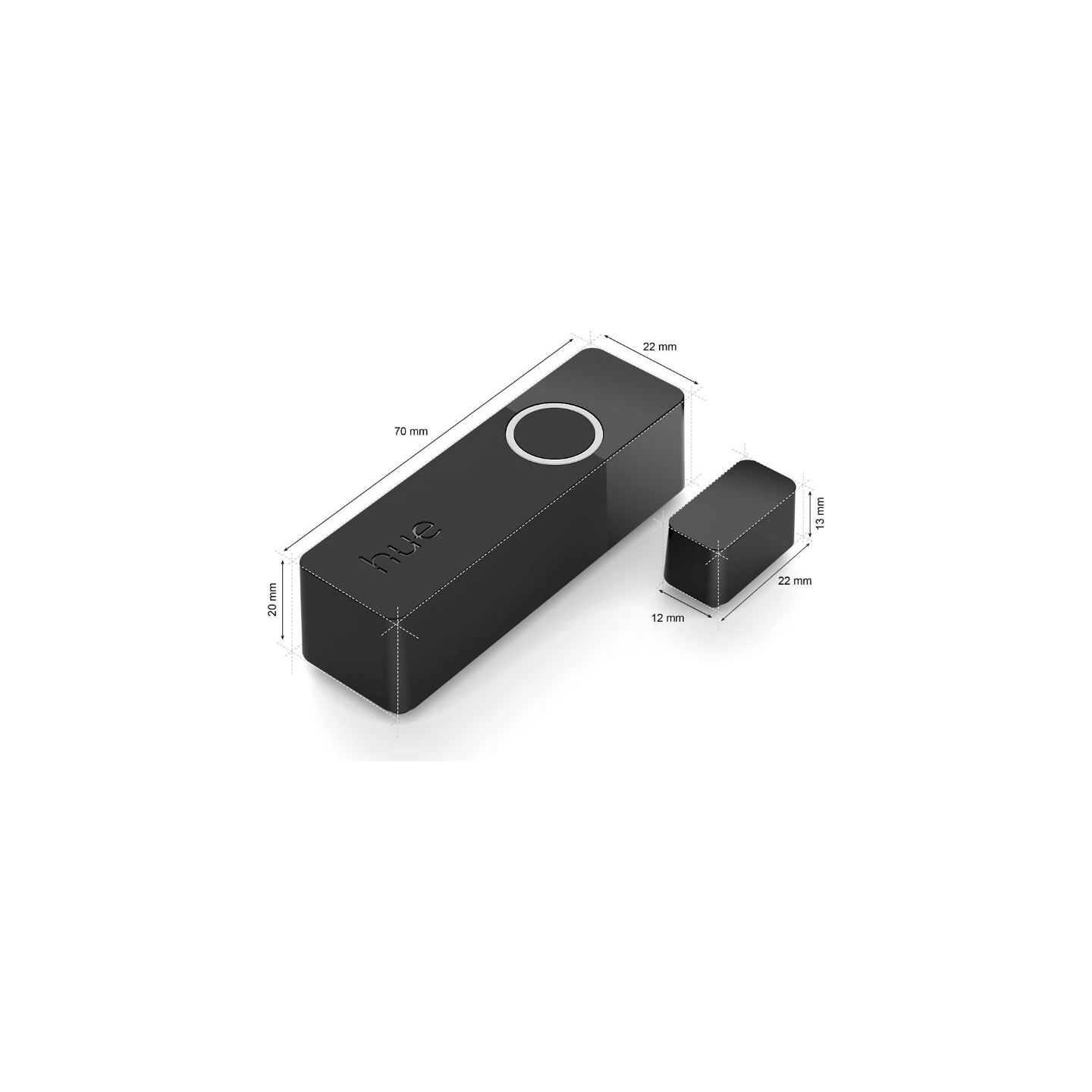 Philips Hue | Contact sensor, 2pcs pack | Black