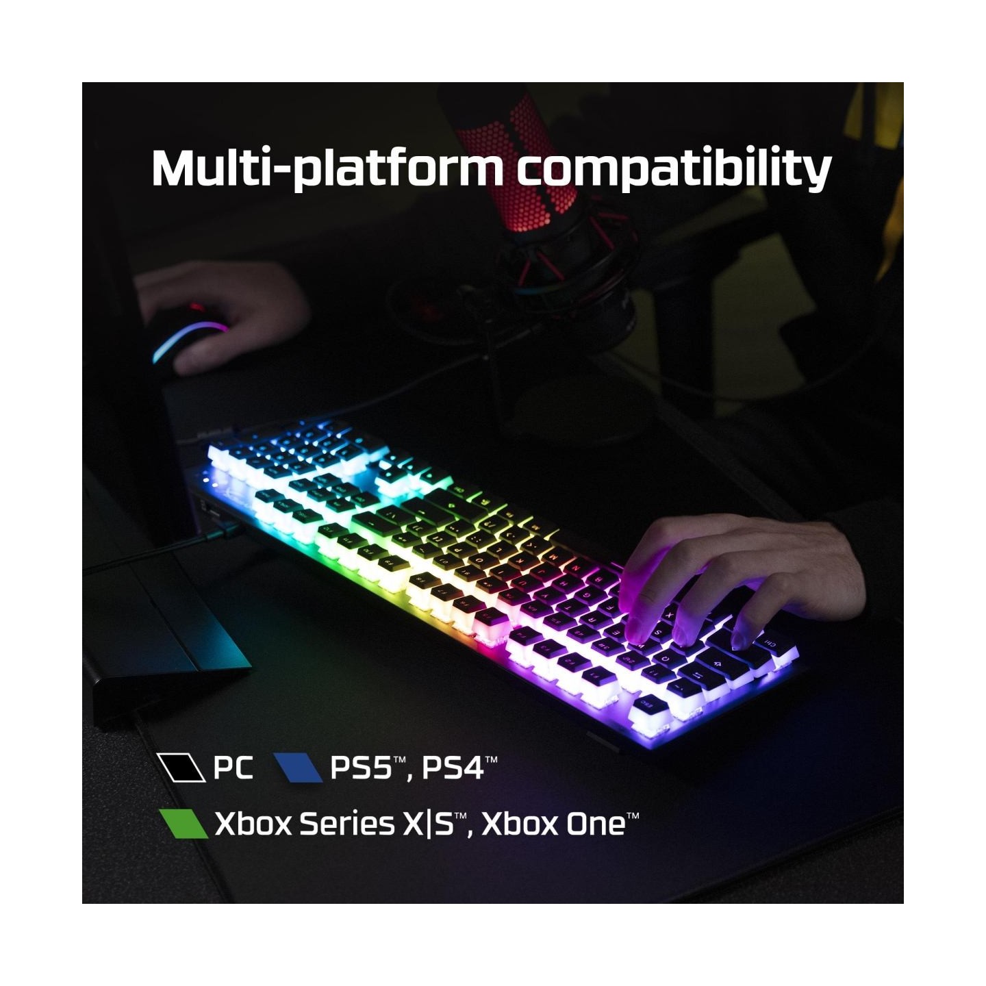 Hyperx KEYBOARD GAMING ALLOY ORIGINS/CORE ENG HX-KB7BLX-US HYPERX