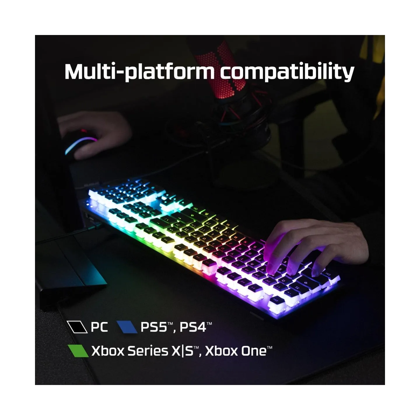 Hyperx KEYBOARD GAMING ALLOY ORIGINS/CORE ENG HX-KB7BLX-US HYPERX
