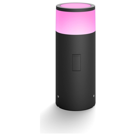 Philips Hue WCA Calla Outdoor Bollard, Black | 8 W | 2000-6500 Hue White Colour Ambiance