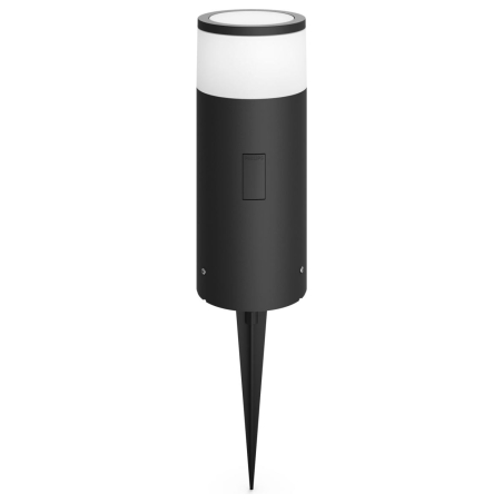 Philips Hue WCA Calla Outdoor Bollard, Black | 8 W | 2000-6500 Hue White Colour Ambiance