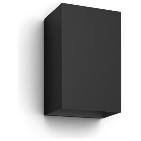 Philips Hue WCA Resonate Outdoor Wall Lantern, Black | 8 W | 2000-6500 Hue White Colour Ambiance