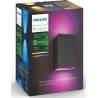 Philips Hue WCA Resonate Outdoor Wall Lantern, Black | 8 W | 2000-6500 Hue White Colour Ambiance