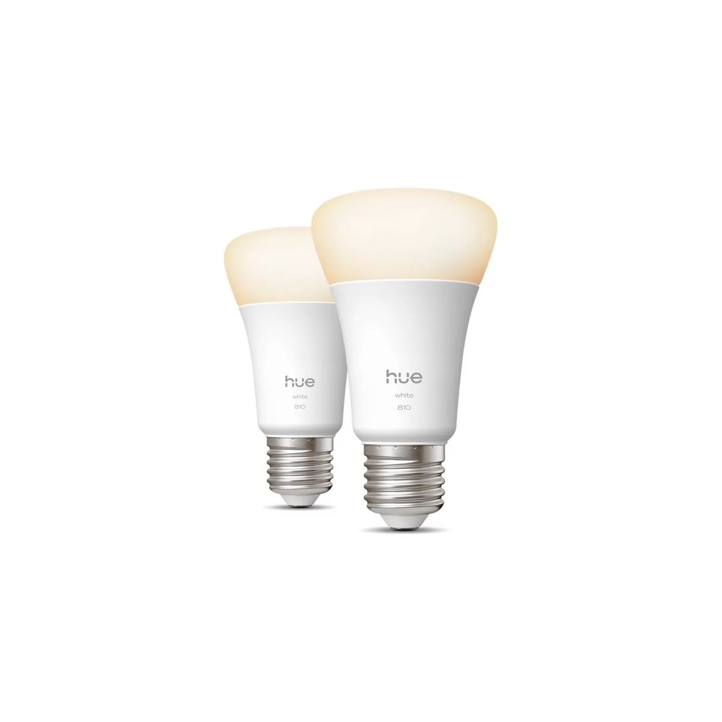 Philips Hue W 810 A60 2P EU | E27 | 7 W | Warm white to cool white light | Bluetooth, Zigbee