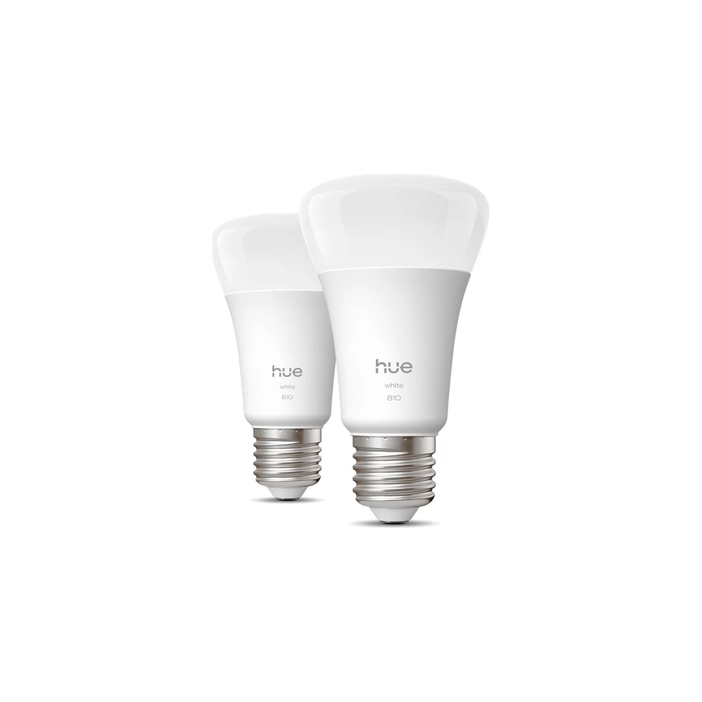Philips Hue W 810 A60 2P EU | E27 | 7 W | Warm white to cool white light | Bluetooth, Zigbee