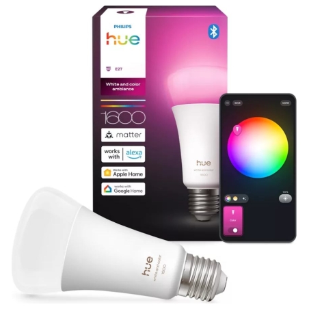 Philips Hue WCA 1600 A67 1P EU | E27 | 11.8 W | White and colour light | Bluetooth and Zigbee