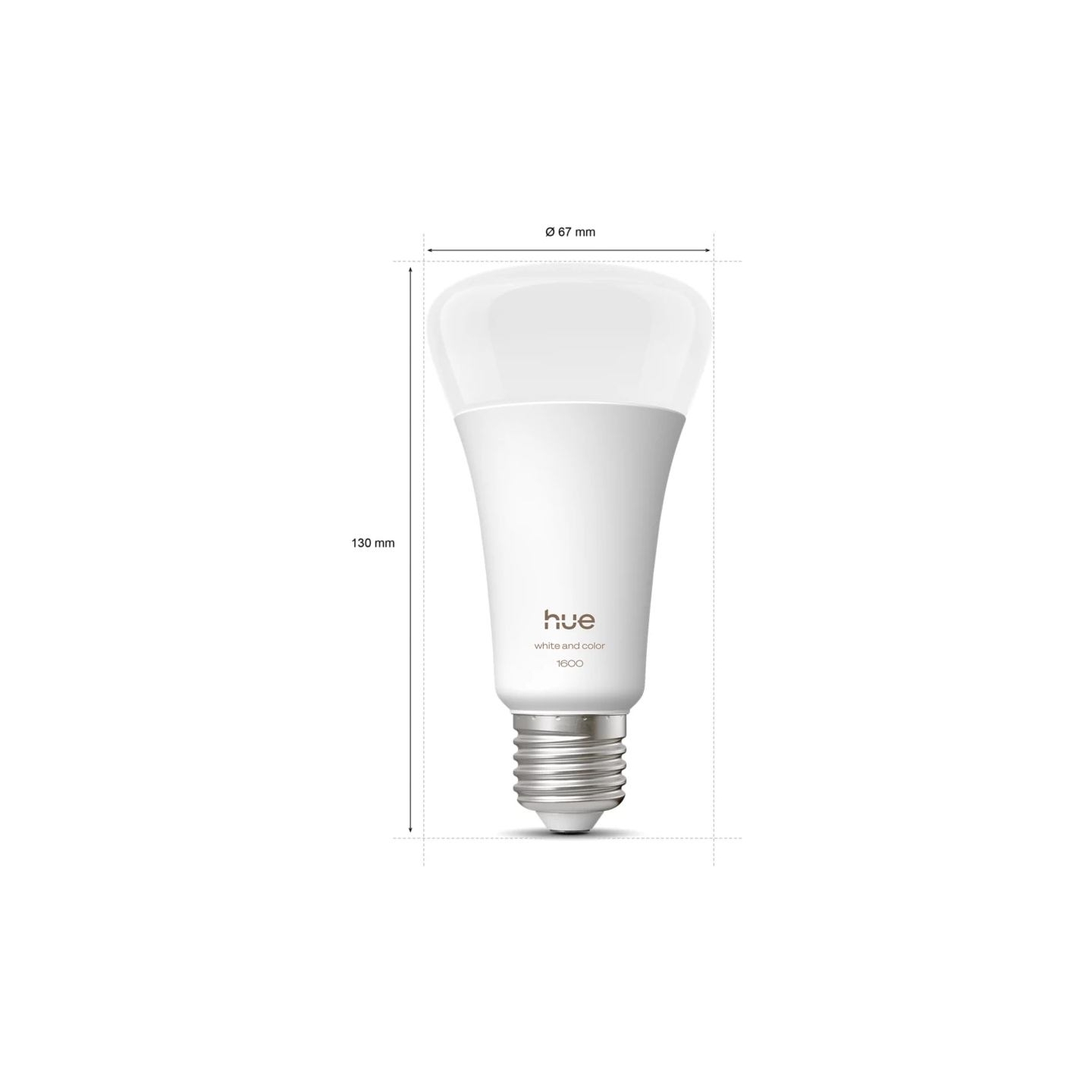 Philips Hue WCA 1600 A67 1P EU | E27 | 11.8 W | White and colour light | Bluetooth and Zigbee