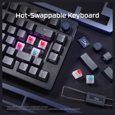 Hyperx KEYBOARD ALLOY RISE 75 S BLACK/7G7A4AA#ABA HYPERX