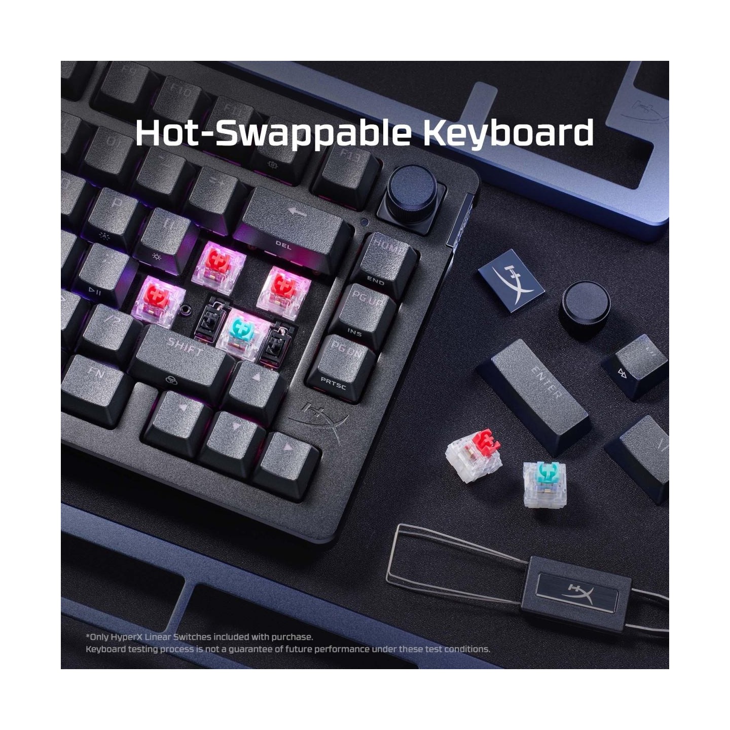Hyperx KEYBOARD ALLOY RISE 75 S BLACK/7G7A4AA#ABA HYPERX