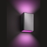 Philips Hue WCA Resonate Outdoor Wall Lantern, Inox | 8 W | 2000-6500 Hue White Colour Ambiance