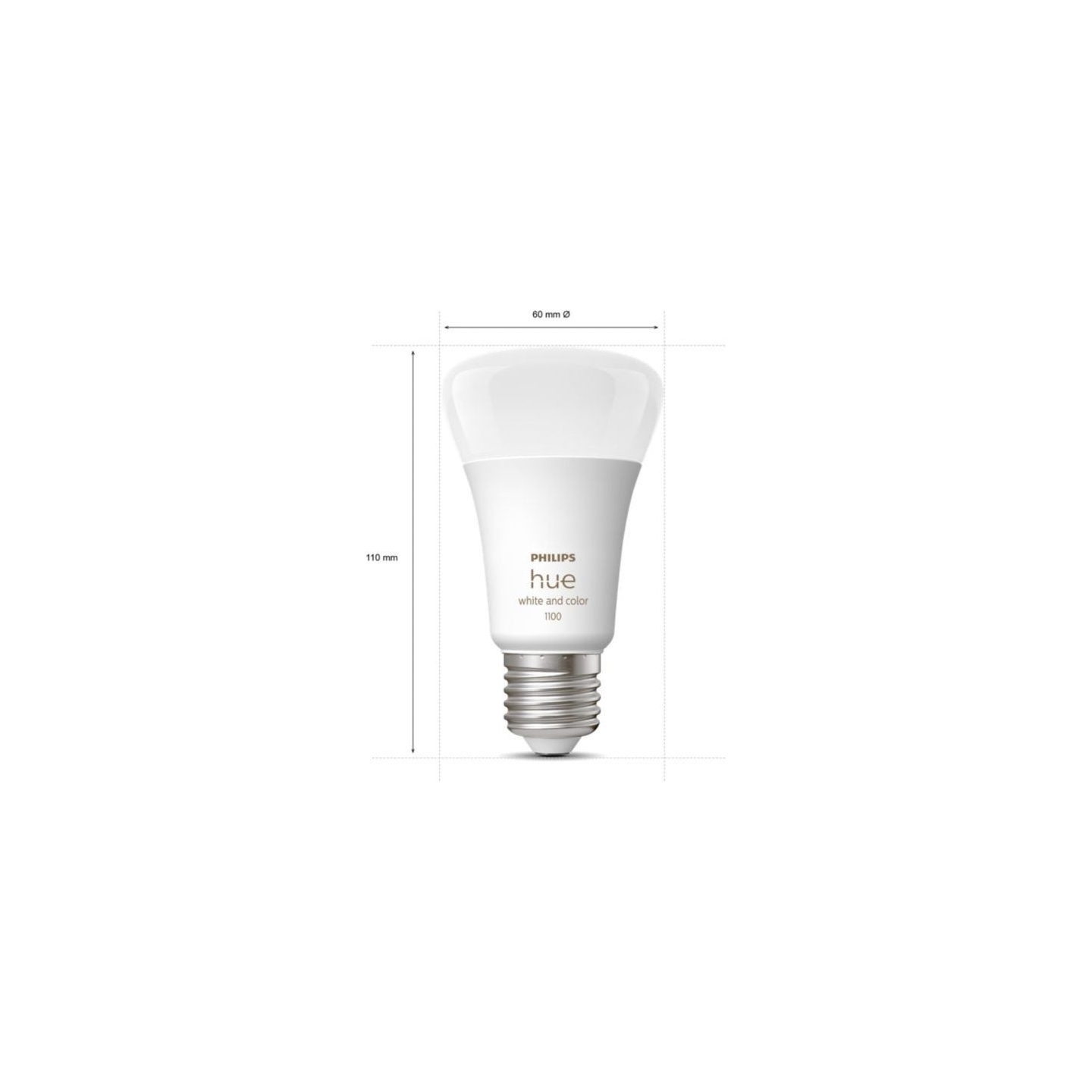 Philips Hue WCA Starter Kit 9W A60 E27, 3pcs, Bridge, Switch | E27 | 9 W | RGBW 2000-6500K | Bluetooth and Zigbee