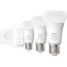 Philips Hue WCA Starter Kit 9W A60 E27, 3pcs, Bridge, Switch | E27 | 9 W | RGBW 2000-6500K | Bluetooth and Zigbee