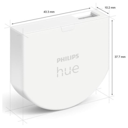 Philips Hue | Hue Wall Switch Module | White