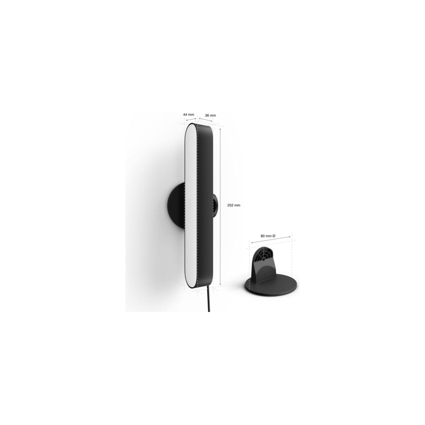 Philips Hue | COL Play Light Bar Extension, Black | 42 W | 2000-6500 Hue White Color Ambiance