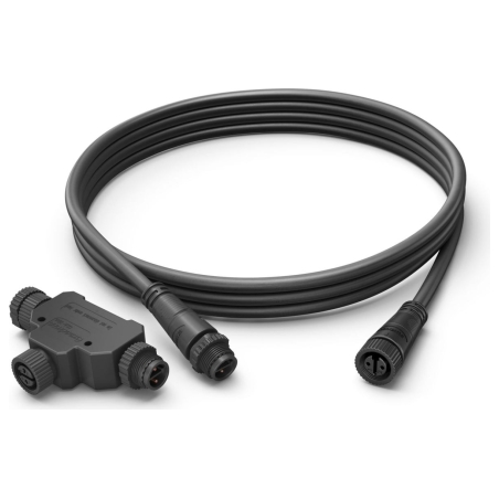 Philips Hue Outdoor 24V Cable Extension and T-connector, 2.5m