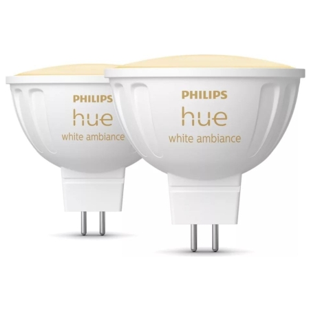 Philips Hue WA 12V MR16, 2pcs pack | GU5.3 | 5.1 W | Warm to cool white light