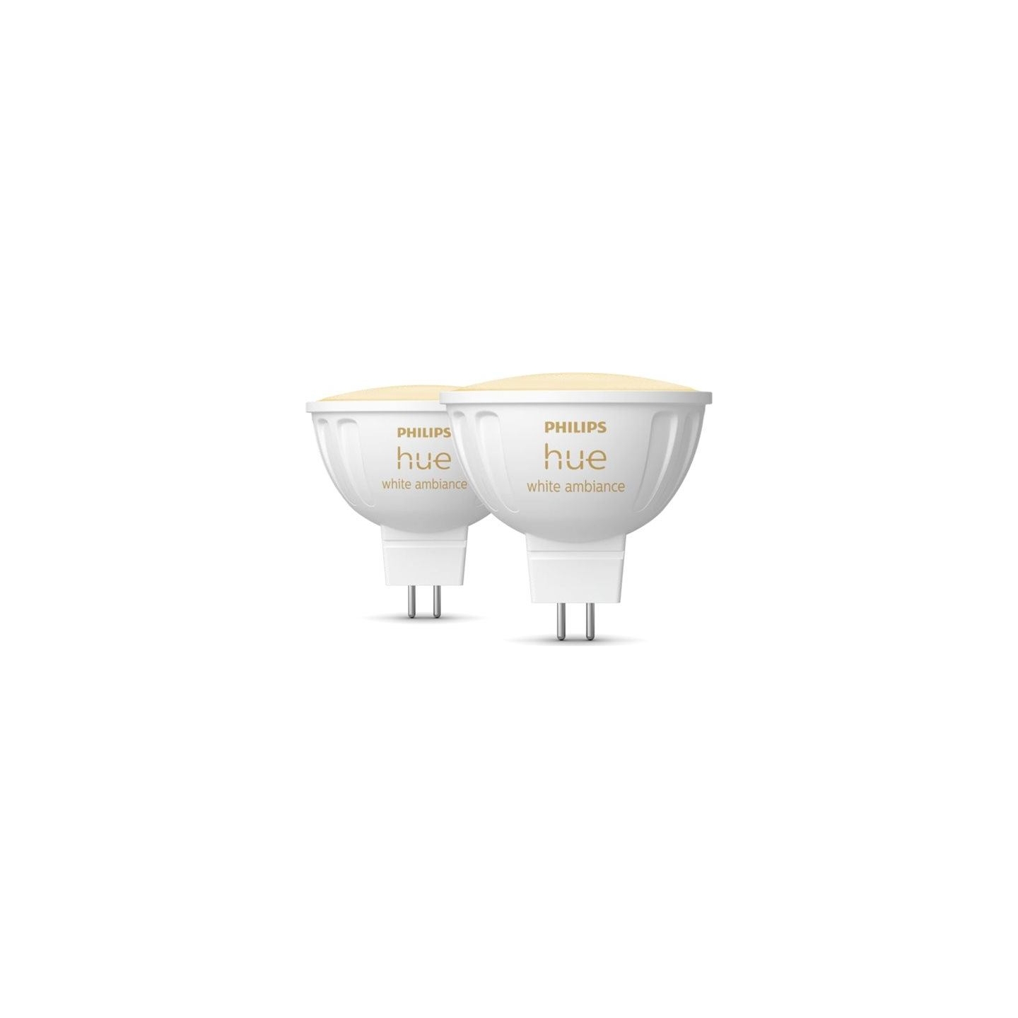Philips Hue WA 12V MR16, 2pcs pack | GU5.3 | 5.1 W | Warm to cool white light