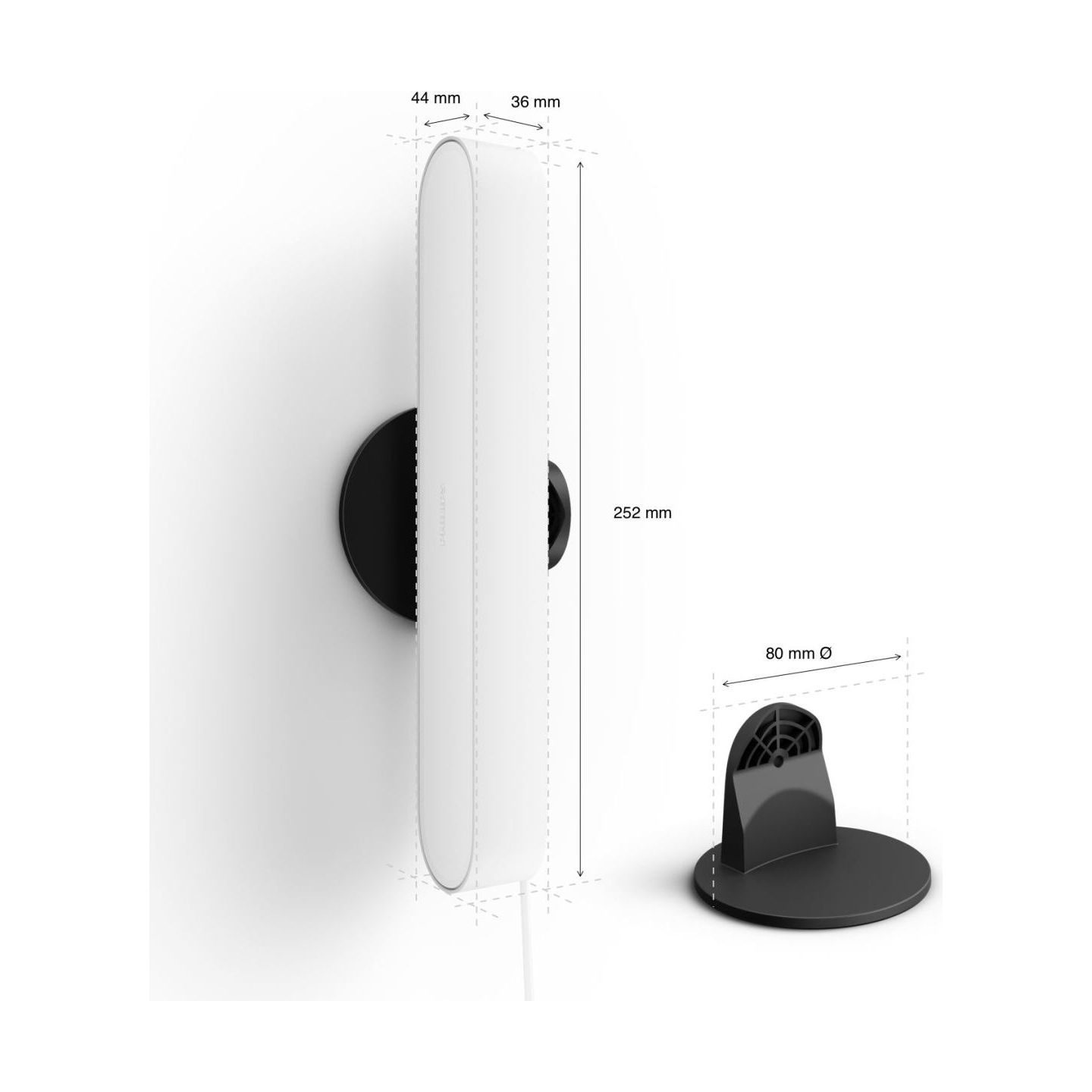 Philips Hue Play WCA Lightbar Base, White | 42 W | 2000-6500 Hue White Colour Ambiance