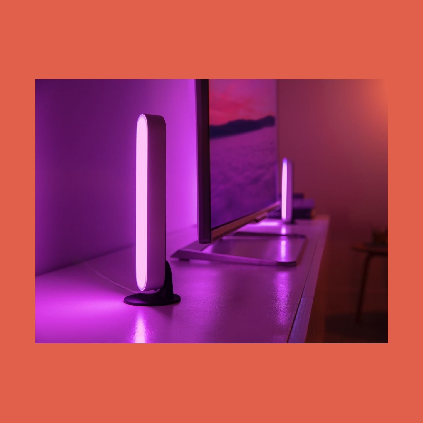 Philips Hue Play WCA Lightbar Base, White | 42 W | 2000-6500 Hue White Colour Ambiance
