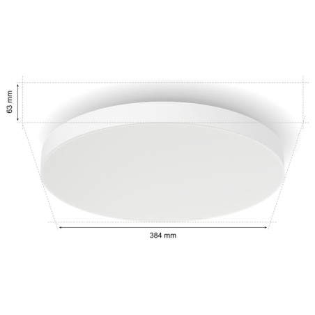 Philips Hue Datura Ceiling Light Small 38.4cm | 48 W