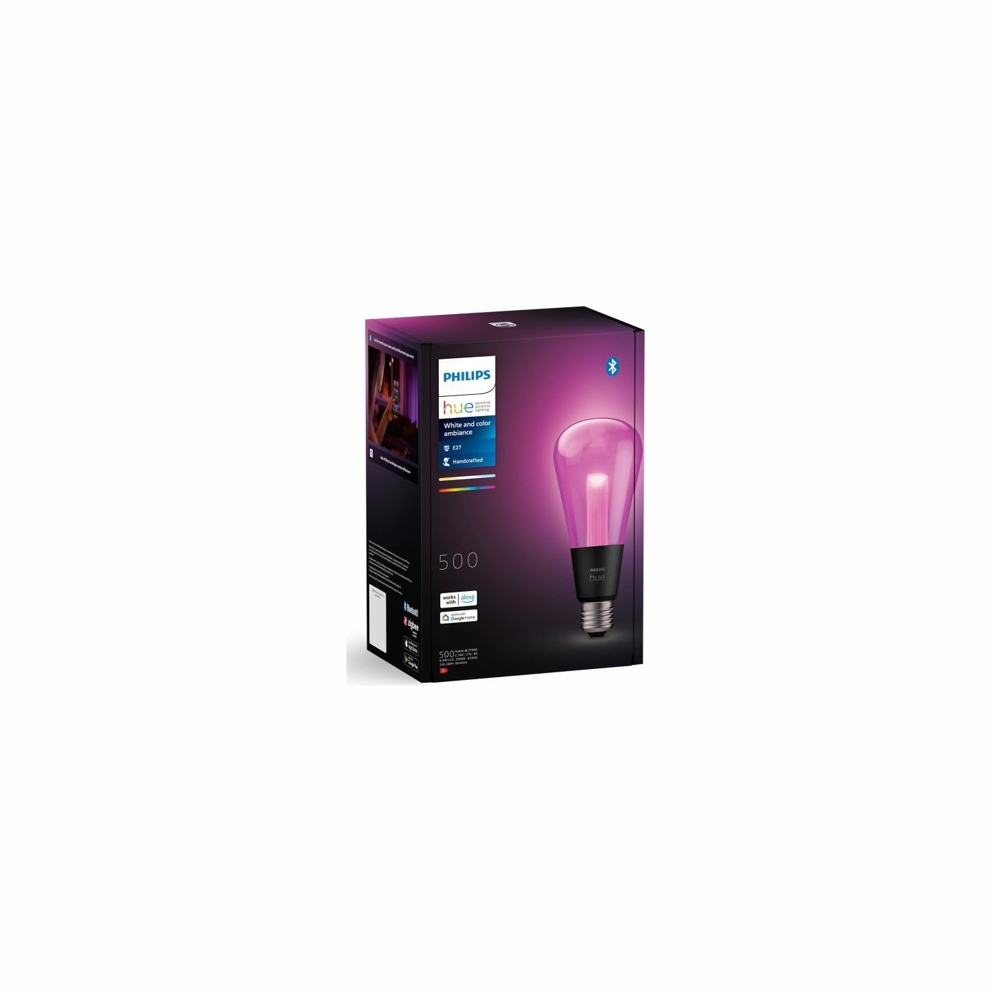 Philips Hue WCA Lightguide ST72 | E27 | 6.8 W | White and colour light