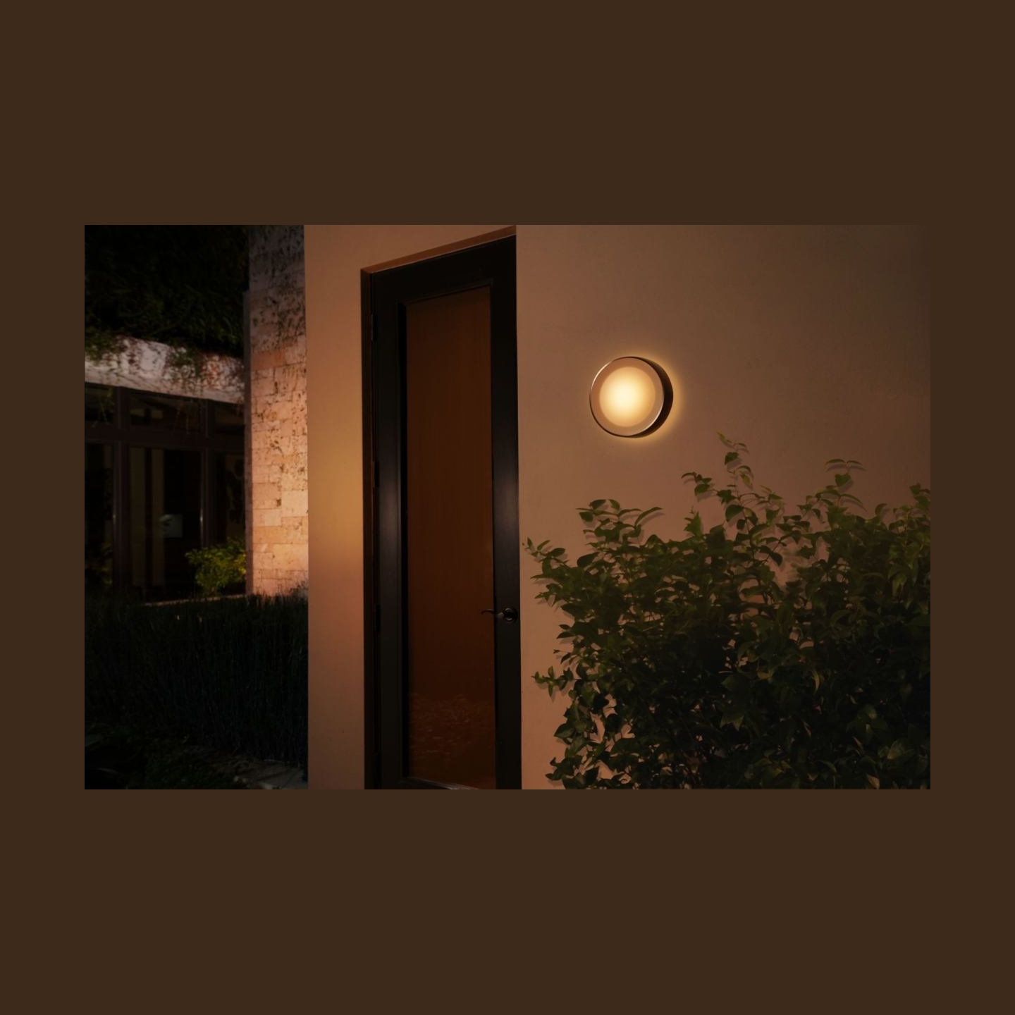 Philips Hue WCA Daylo Outdoor Wall Lantern, Inox | 15 W | 2000-6500 Hue White Colour Ambiance