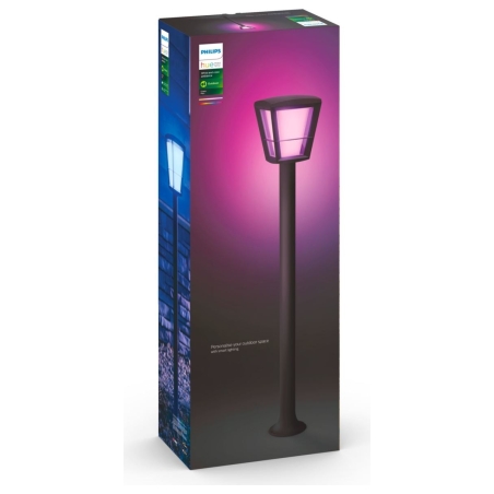 Philips Hue WCA Econic Outdoor Post Lantern | 15 W | 2000-6500 Hue White Color Ambiance
