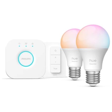 Philips Hue E WCA 806 A60 2kit SW EU | E27 | 8 W | 16 million colors, White and colored light