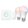 Philips Hue E WCA 806 A60 2kit SW EU | E27 | 8 W | 16 million colors, White and colored light