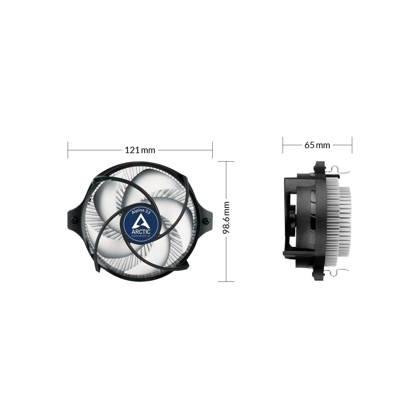 Arctic CPU COOLER SAM5/SAM4/ALPINE 23 ACALP00035A ARCTIC