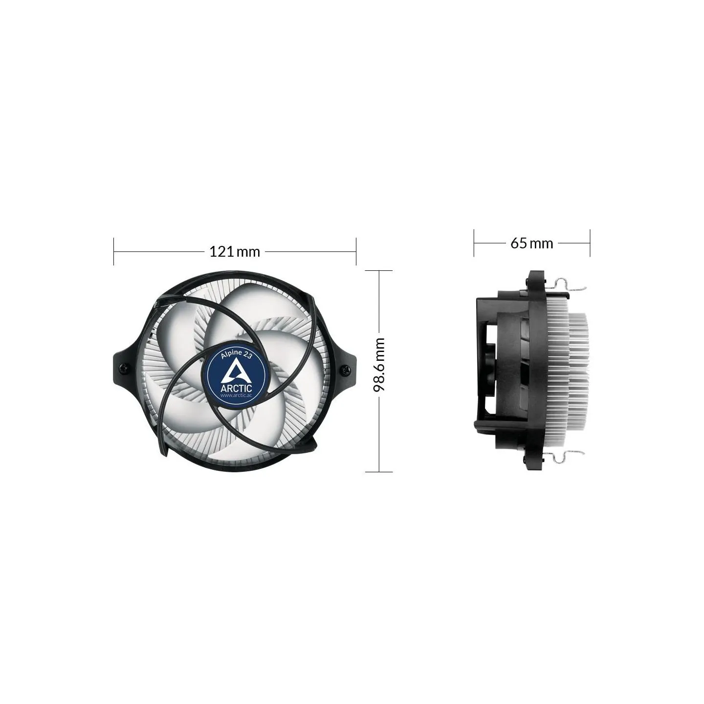 Arctic CPU COOLER SAM5/SAM4/ALPINE 23 ACALP00035A ARCTIC