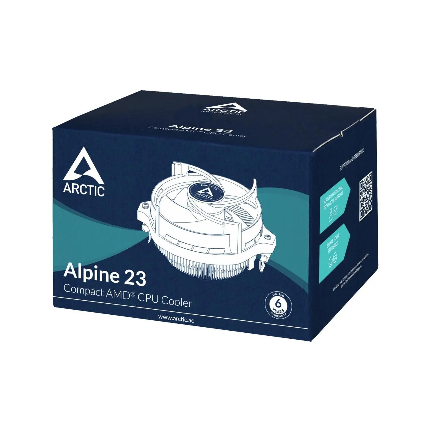 Arctic CPU COOLER SAM5/SAM4/ALPINE 23 ACALP00035A ARCTIC