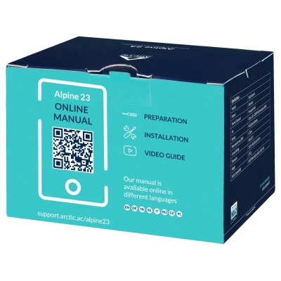 Arctic CPU COOLER SAM5/SAM4/ALPINE 23 ACALP00035A ARCTIC