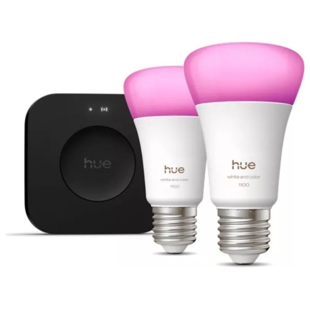Philips Hue WCA A60 2KIT Pro EU | E27 | White and colored light | Bluetooth and Zigbee
