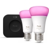 Philips Hue WCA A60 2KIT Pro EU | E27 | White and colored light | Bluetooth and Zigbee