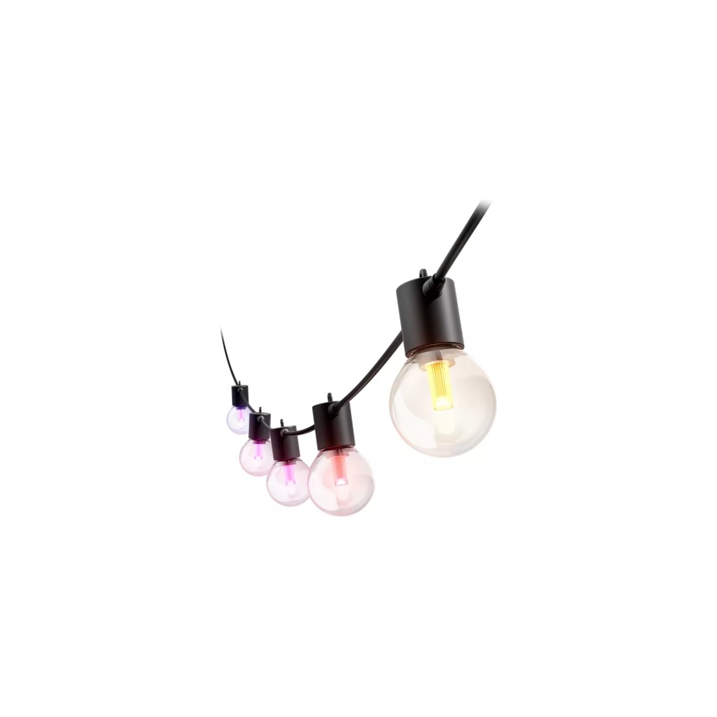 Philips Hue Hue Festavia Globe Outdoor String Lights, 21m Extension | 30 W