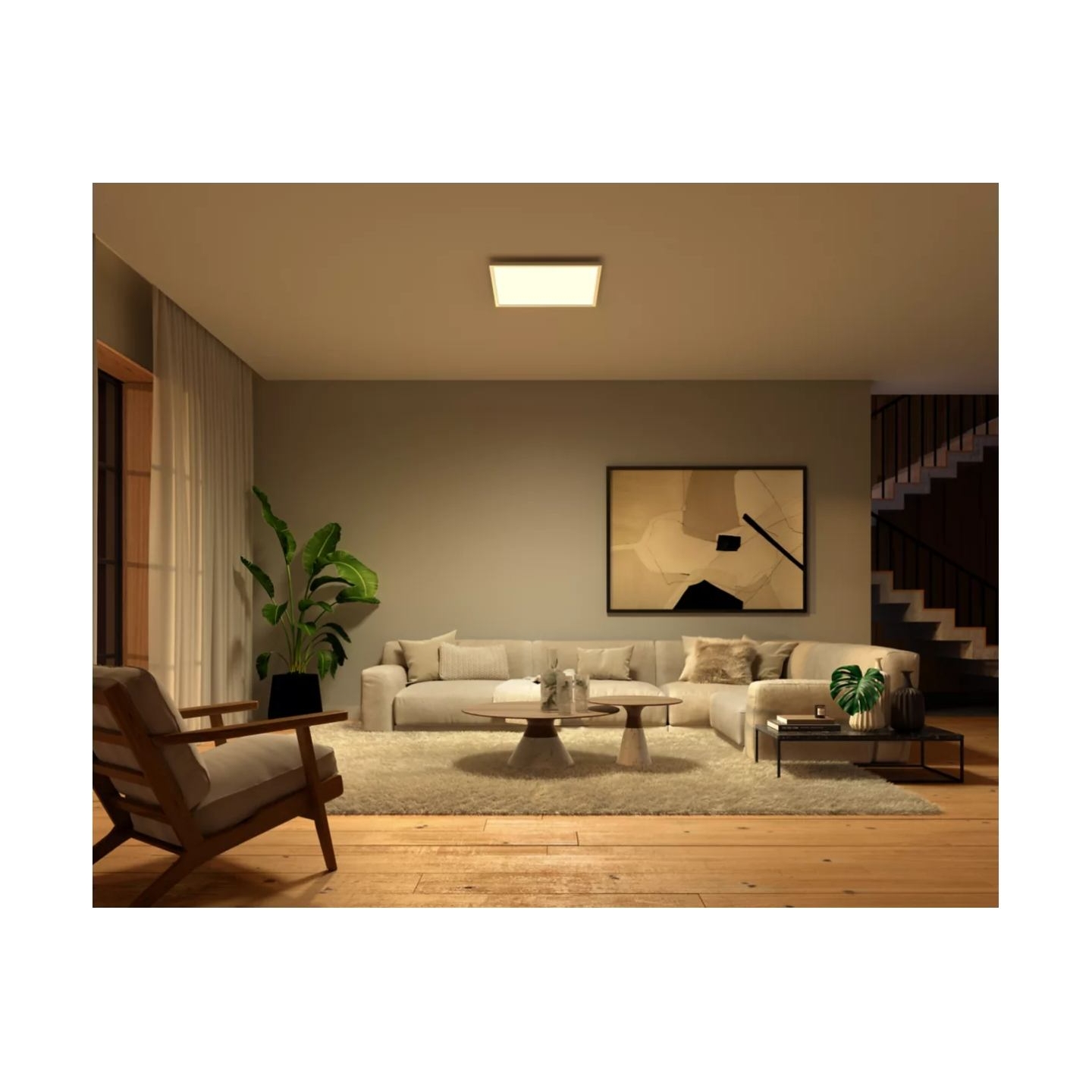 Philips Hue Surimu Square Panel Light, 60 x 60 cm | 2000-6500 Hue White Color Ambiance