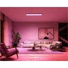Philips Hue Surimu rectangular panel light, 120 x 30 cm | 2000-6500 Hue White Color Ambiance | Bluetooth, Zigbee