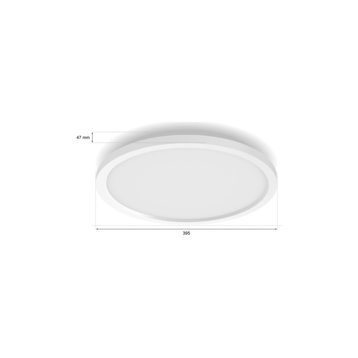 Philips Hue Surimu round panel light, 39.5 cm | Bluetooth, Zigbee
