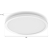 Philips Hue Surimu round panel light, 39.5 cm | Bluetooth, Zigbee