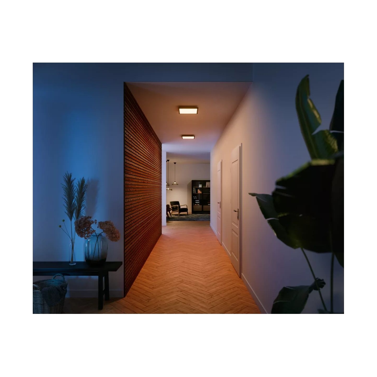 Philips Hue Aurelle square panel light, Black | 2200-6500 Hue White Ambiance