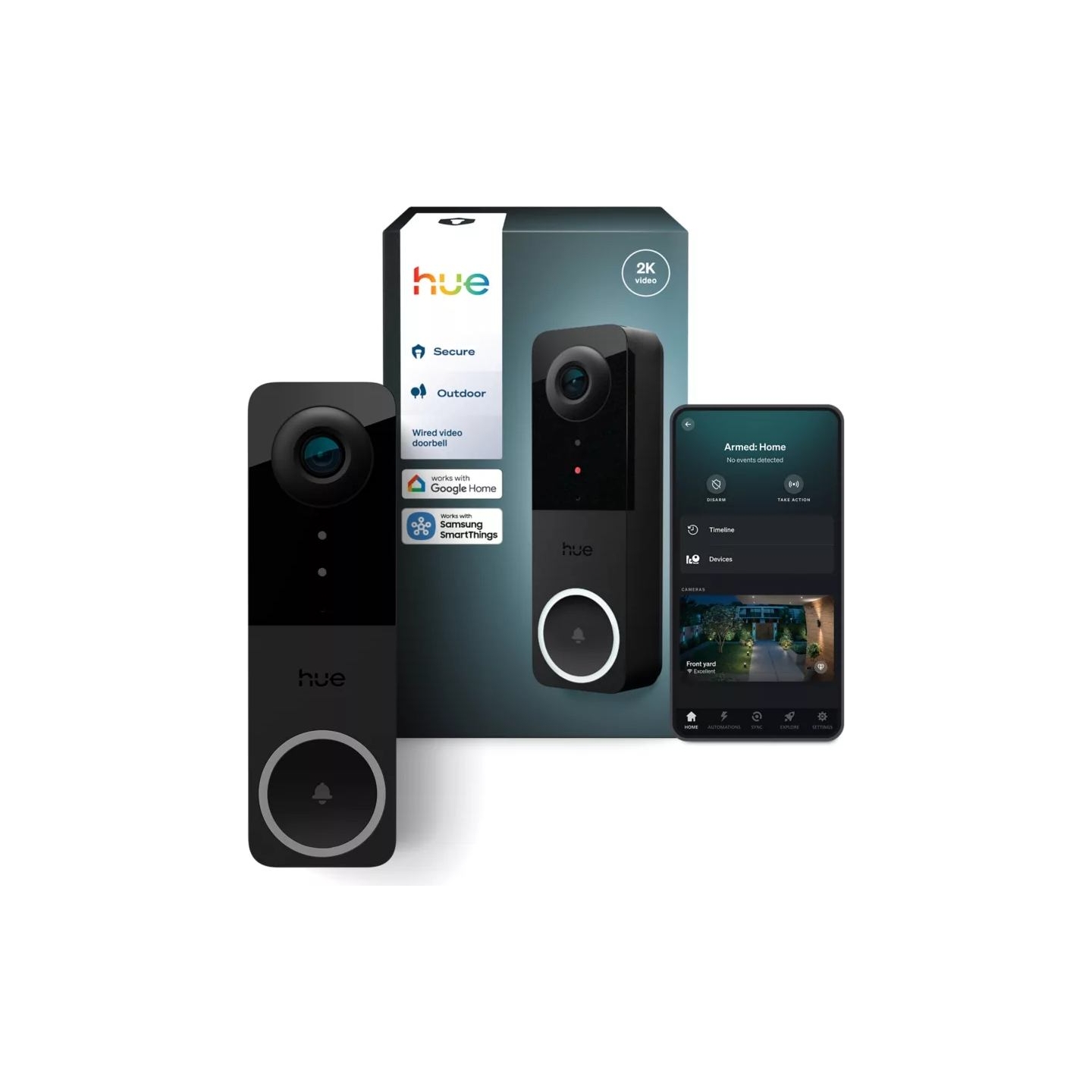 Philips Hue Video Doorbell Camera, EU/UK | Black